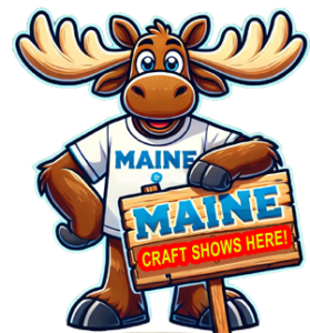 Maine Moose Summer Solstice Craft Shows Mascot